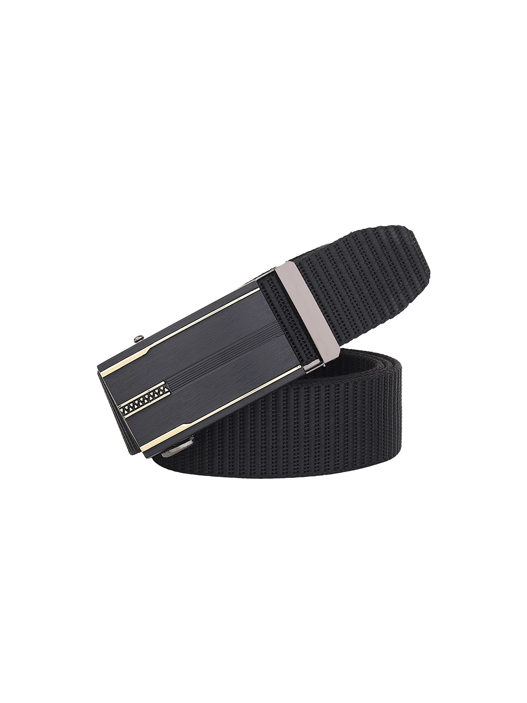 

HENEDA Men Textured Belt, Black