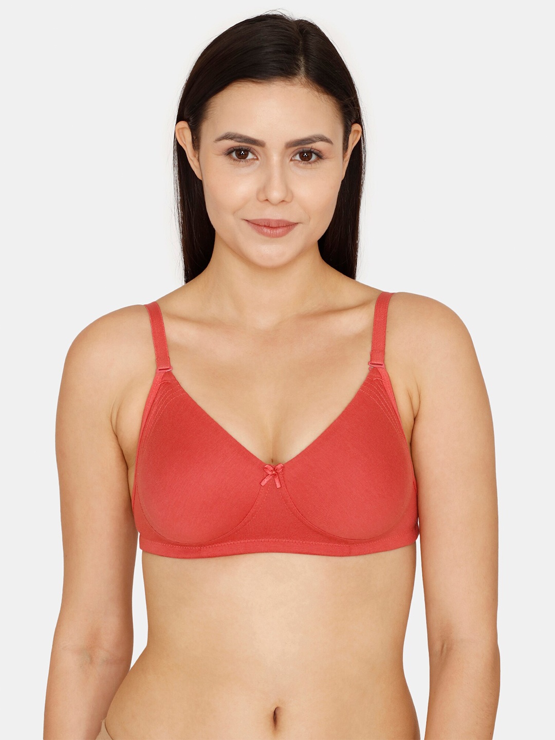 

Zivame Cotton T-Shirt Bra, Red