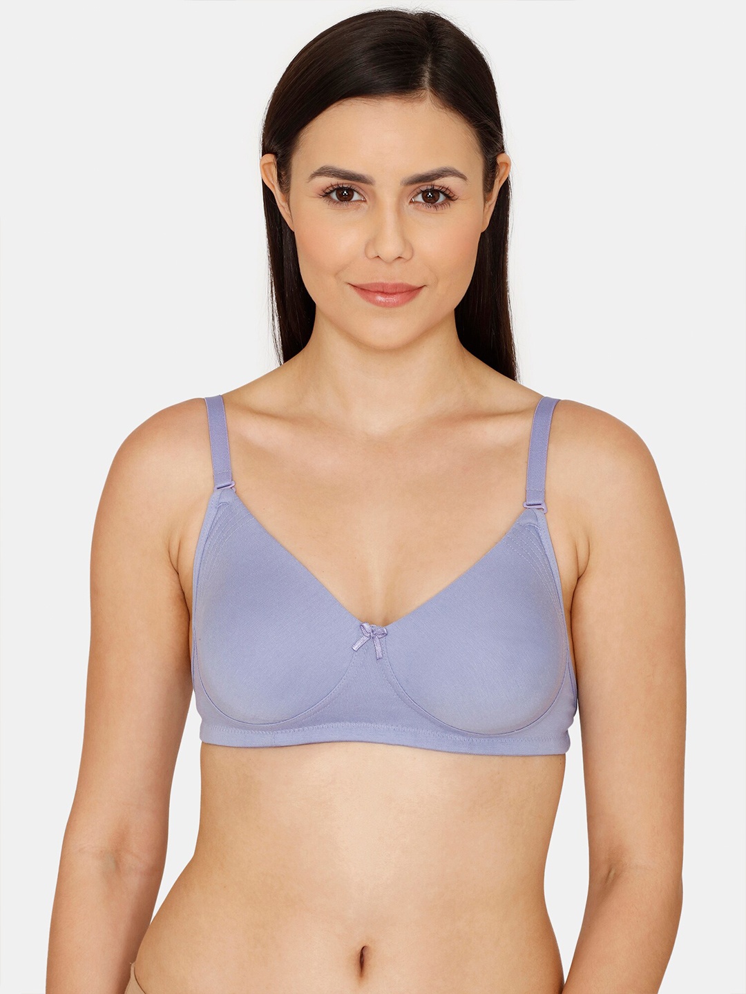 

Zivame Non Padded Seamless T-Shirt Bra, Blue
