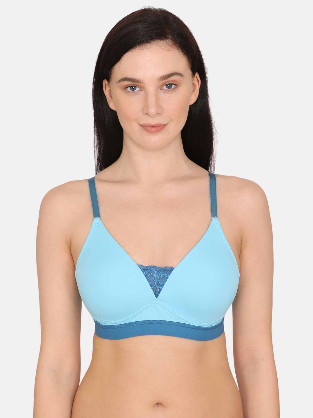 

Zivame Seamless Lightly Padded Bra ZI10SRFASHABLUE, Blue