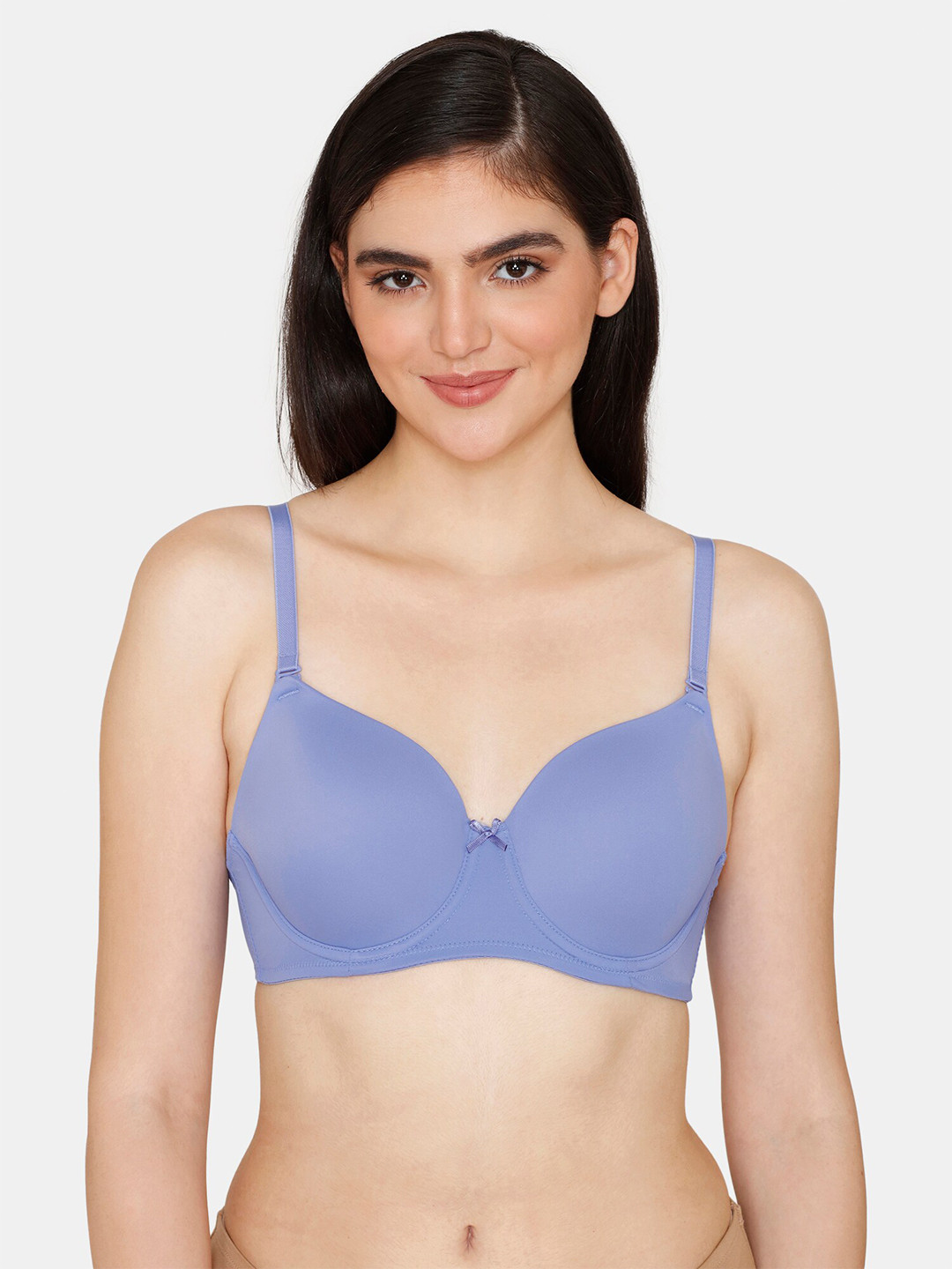 

Zivame Lightly Padded Underwired T-shirt Bra, Lavender