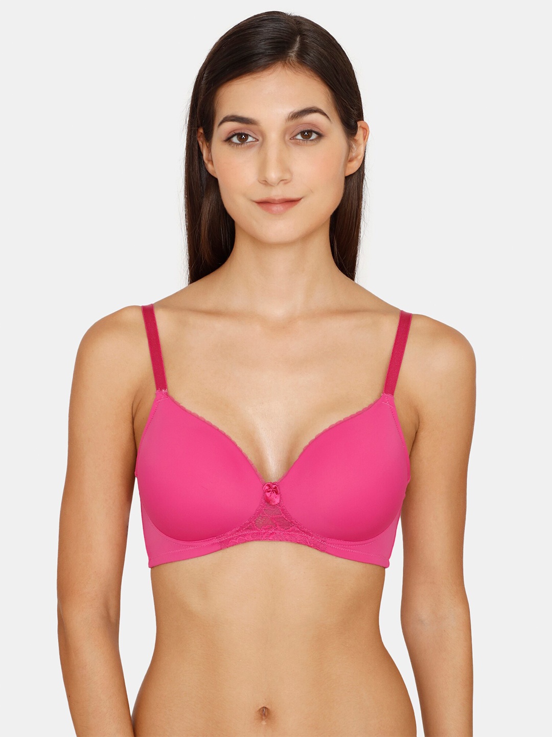 

Zivame Lightly Padded Bra, Pink