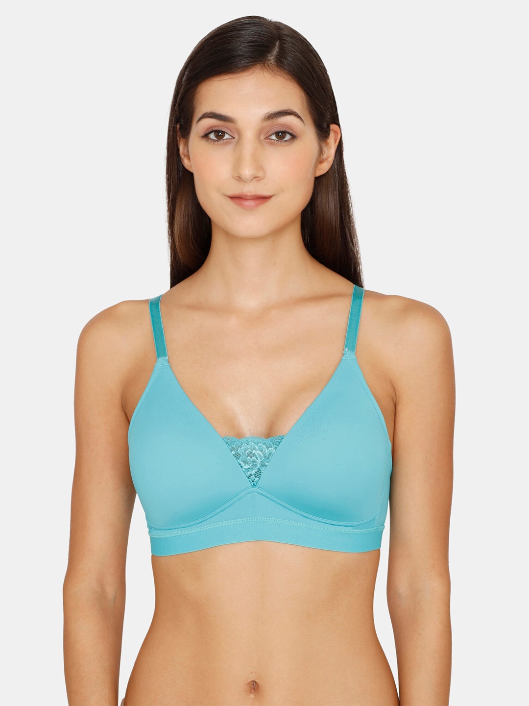 

Zivame Lightly Padded Non Wired Super Supportive T-Shirt Bra, Green