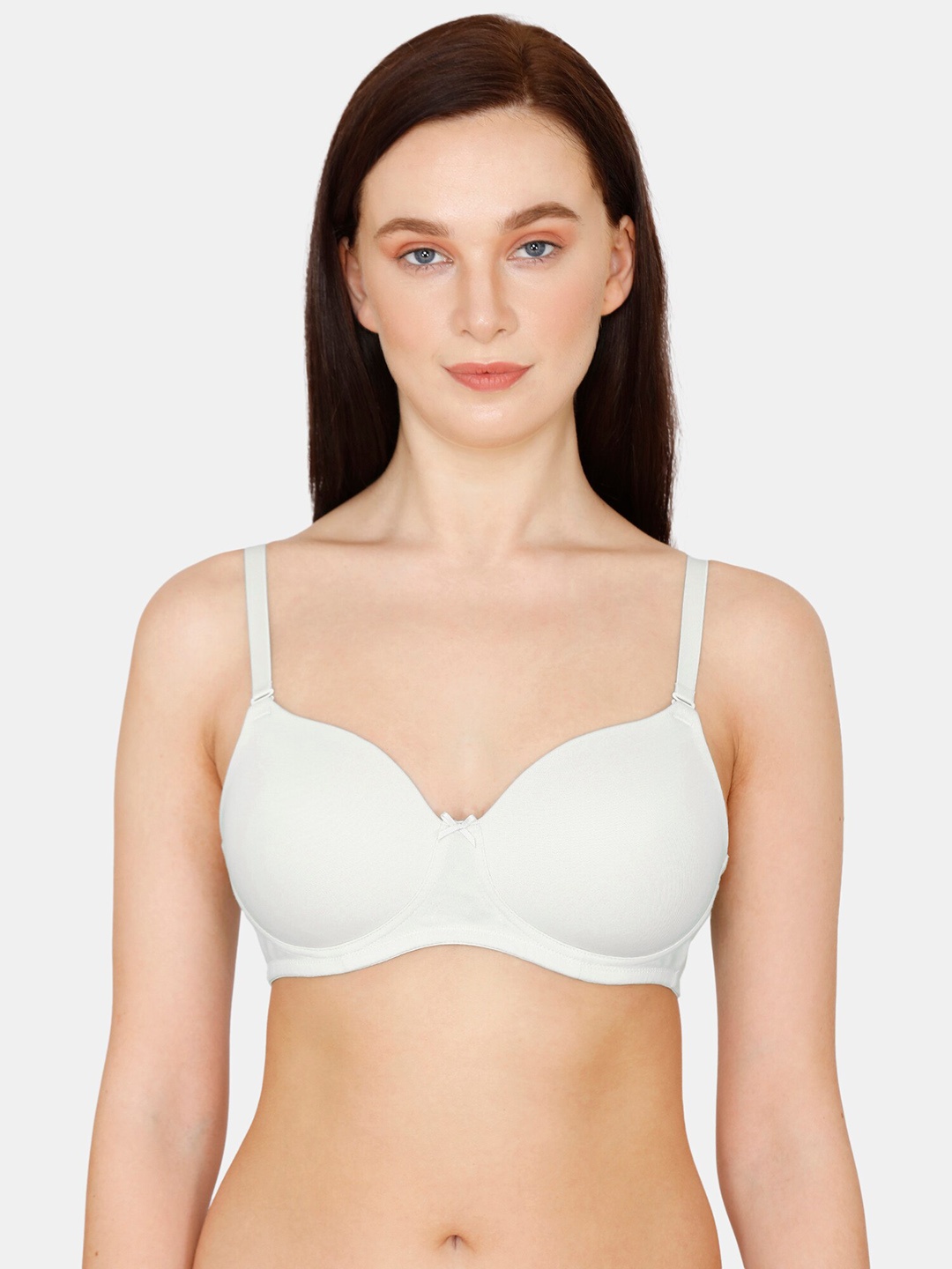 

Zivame Lightly Padded Seamless T-Shirt Bra, White