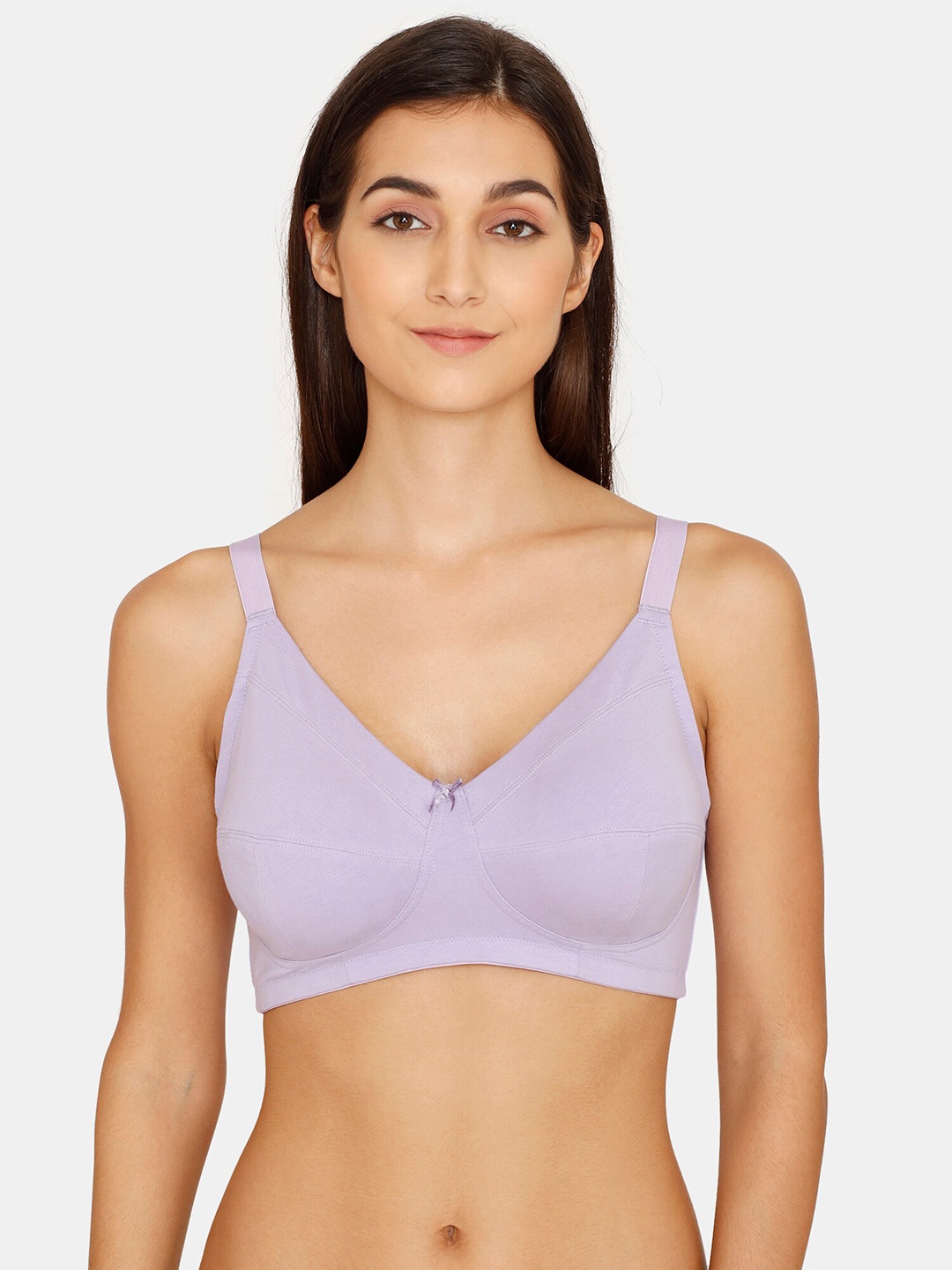 

Zivame Seamless Underwired Non-Padded Bra ZI11KWFASHEPURP, Lavender