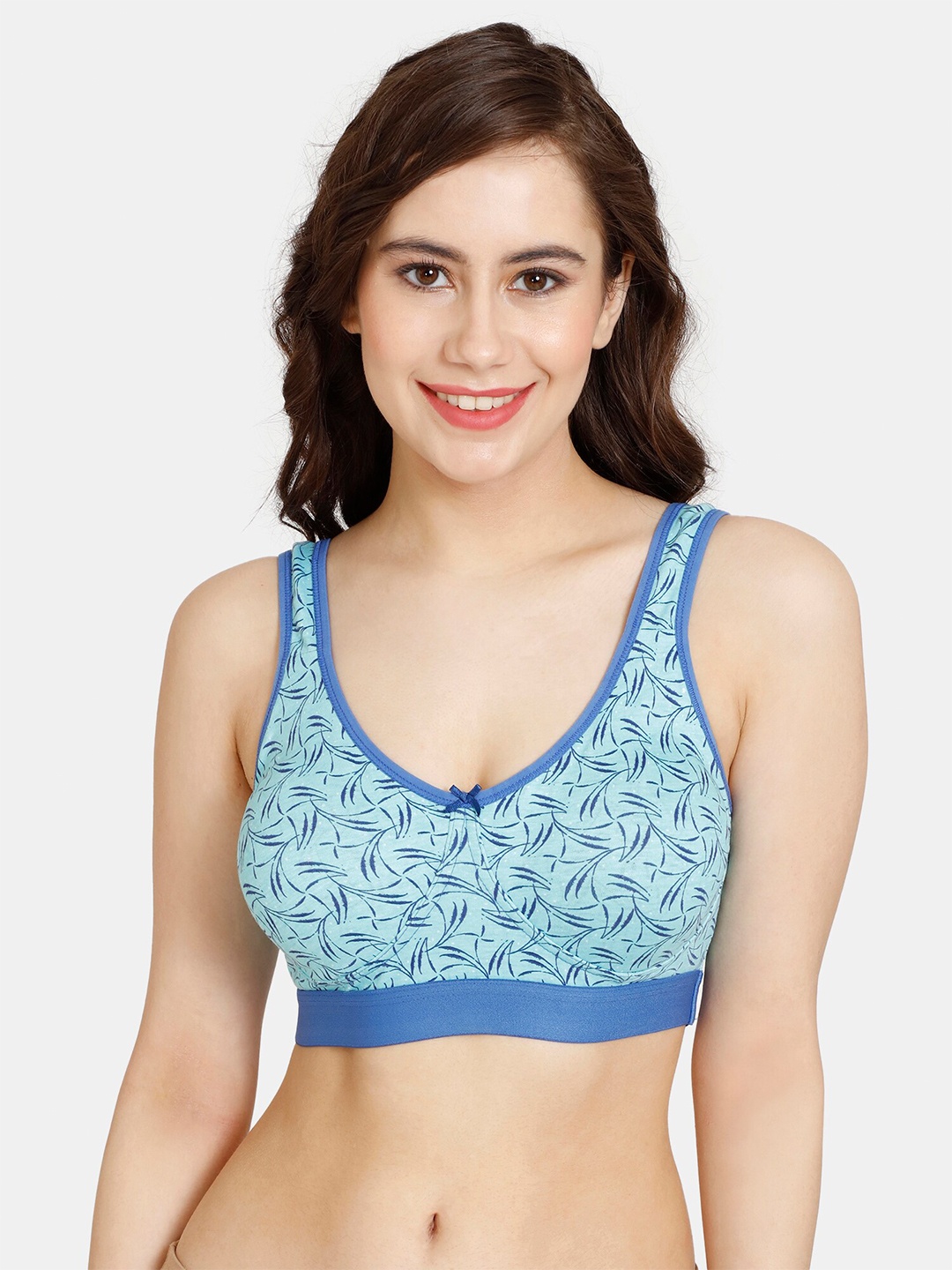 

Rosaline by Zivame Abstract Bralette Bra, Blue