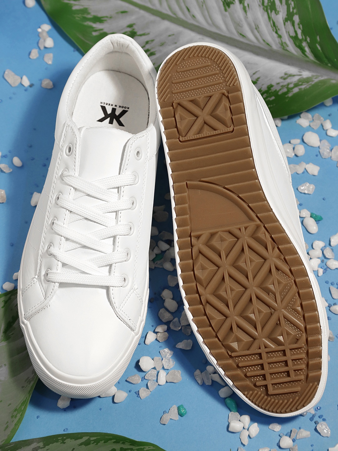 

Kook N Keech Men White Sneakers