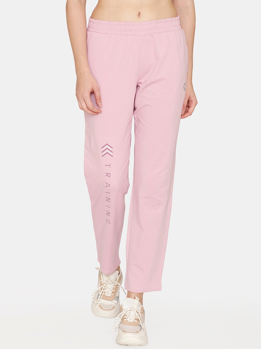 

Zelocity by Zivame Women Regular Fit Sports Track Pants, Pink