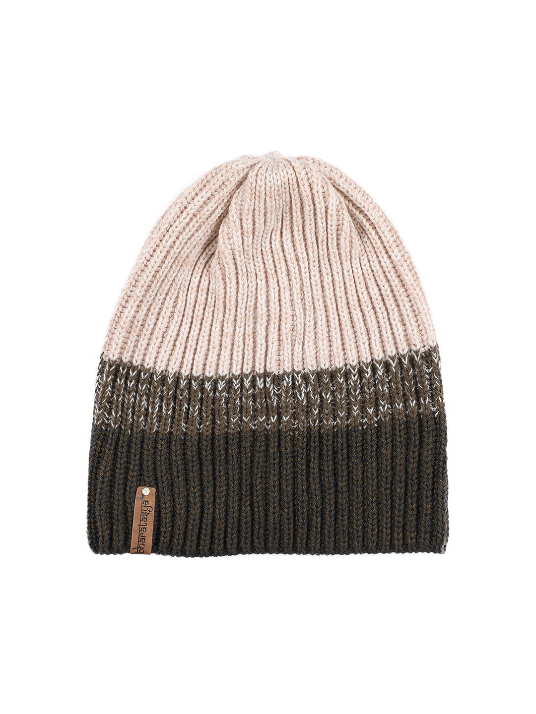 

Bharatasya Unisex Self Design Beanie, Beige