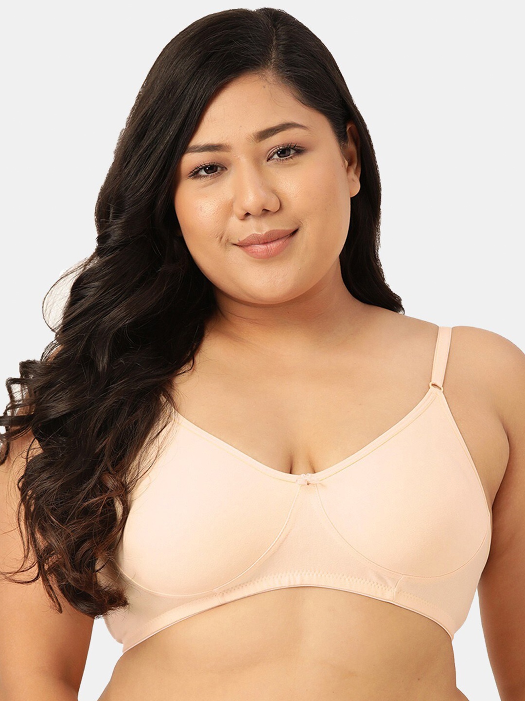 

Sztori Seamless Cotton Non-Padded Bra SZ-P-COOL-SKN-1, Beige