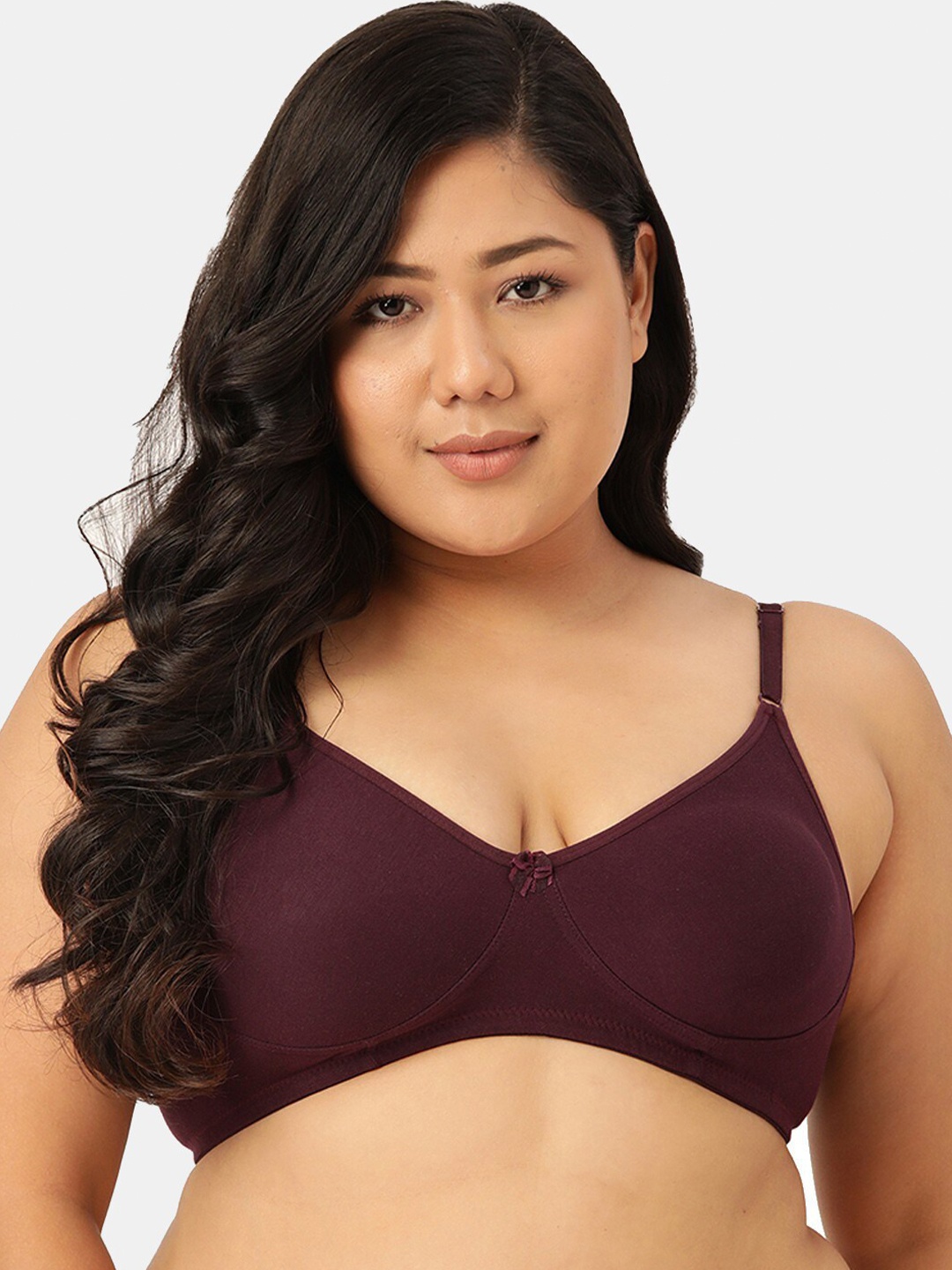 

Sztori Seamless Cotton Non-Padded Bra SZ-P-COOL-PP-1, Purple