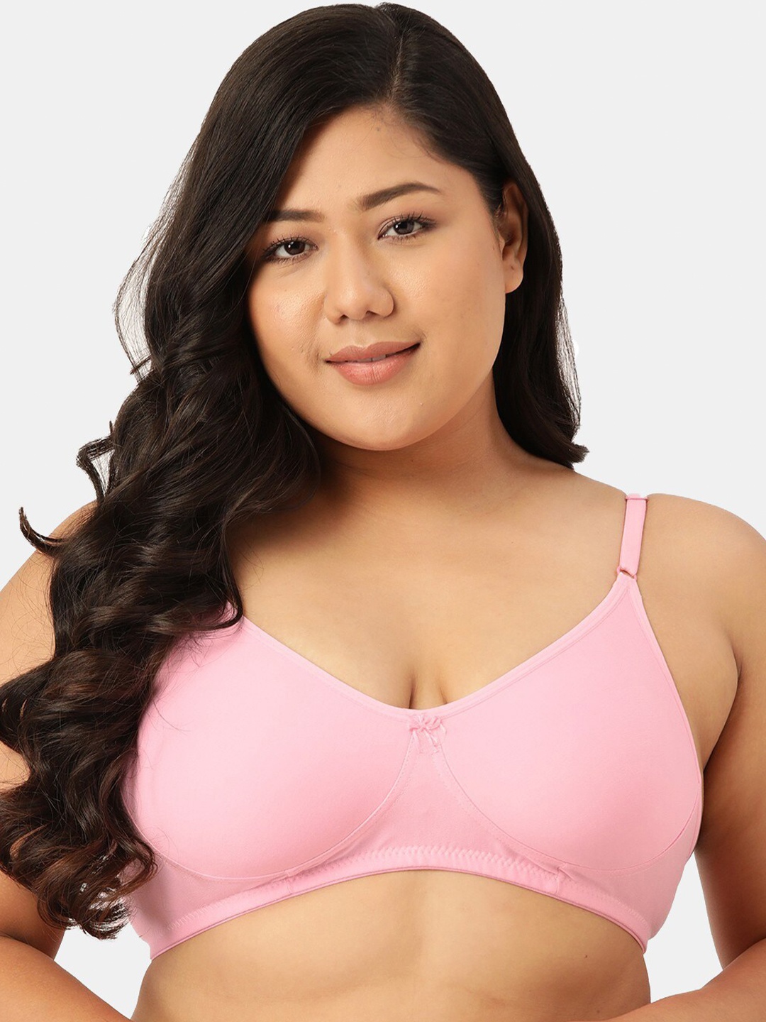 

Sztori Non Padded Pure Cotton T-shirt Bra, Pink