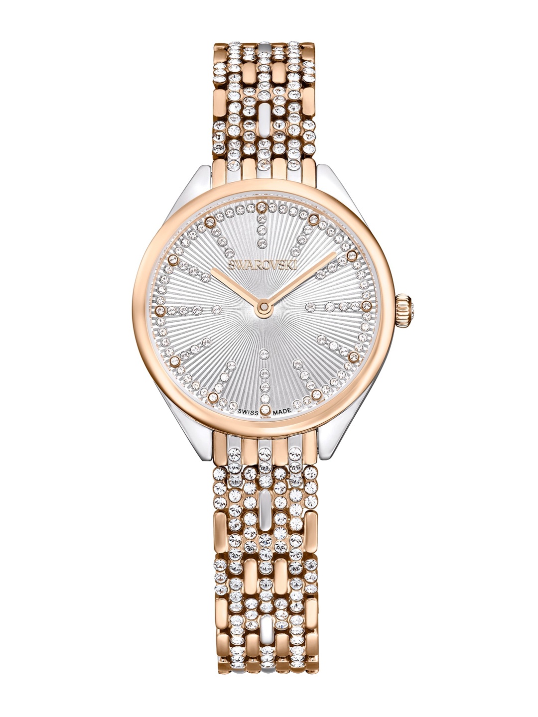 

SWAROVSKI Women ATTRACT Watch, Silver