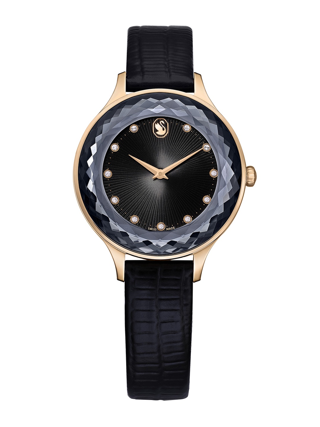 

SWAROVSKI Women OCTEA NOVA Watch, Black