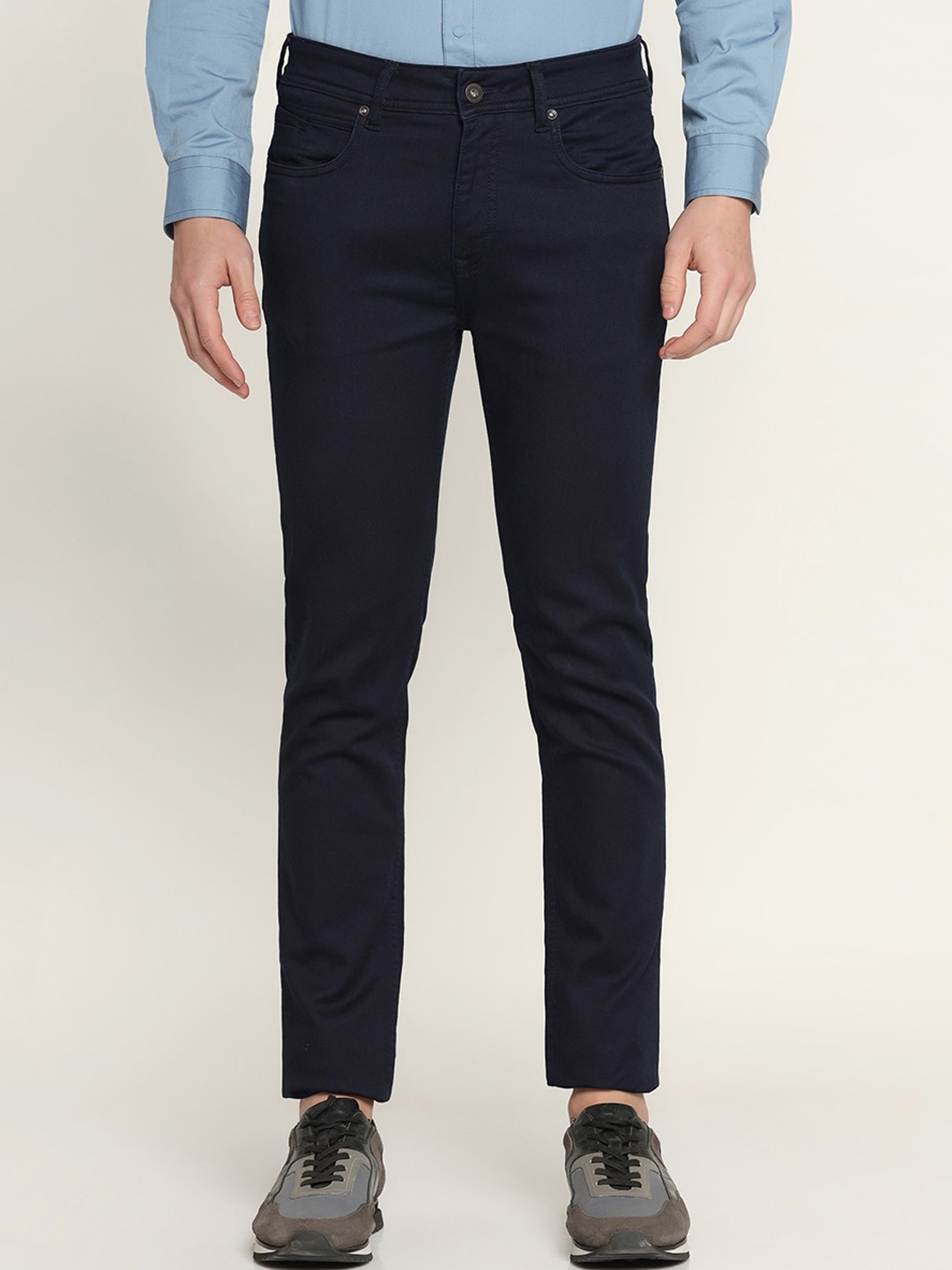

Blackberrys Men Skinny Fit Low-Rise Stretchable Jeans, Blue