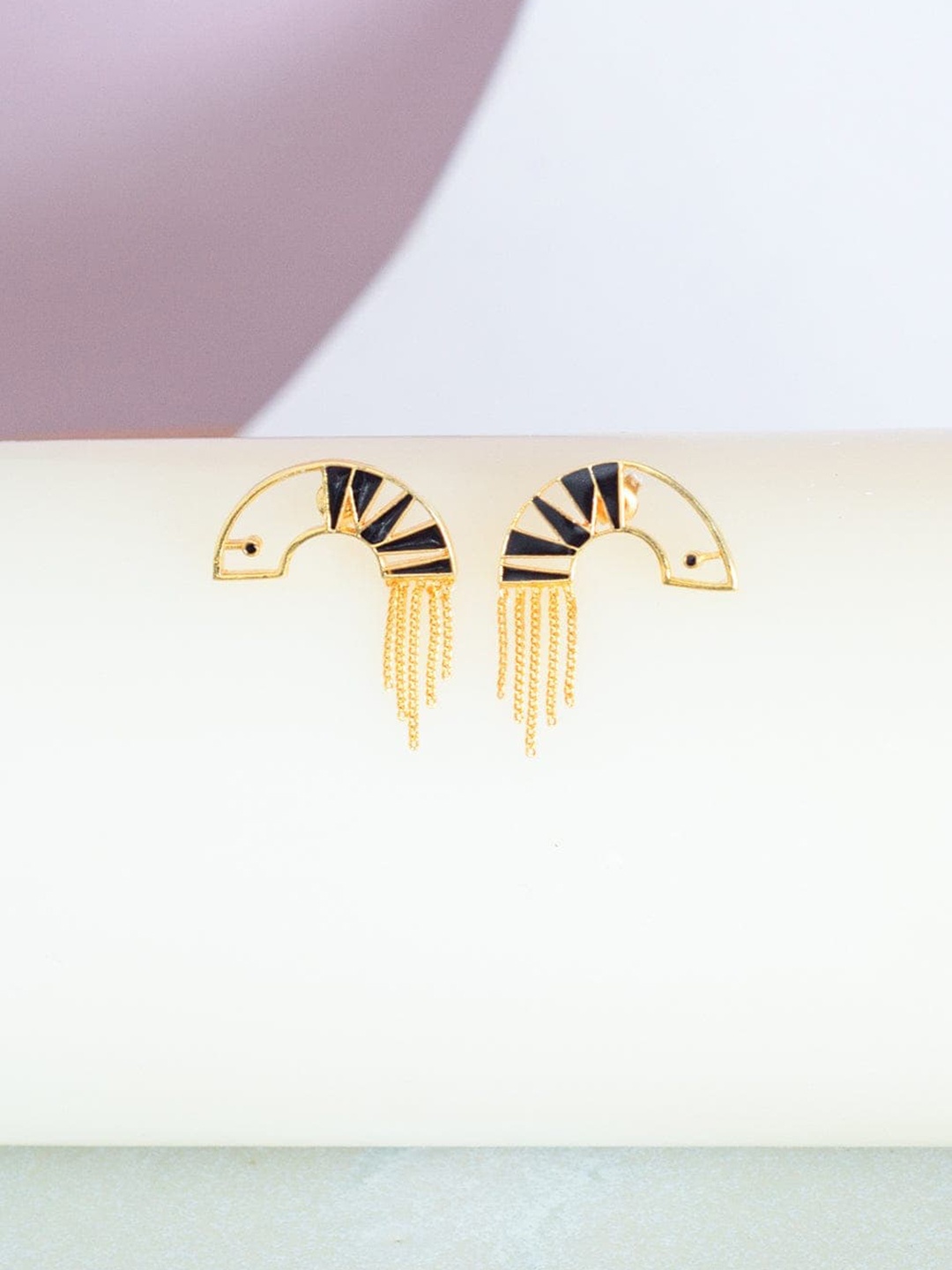 

The Wishing Chair Gold-Plated Contemporary Drop Earrings