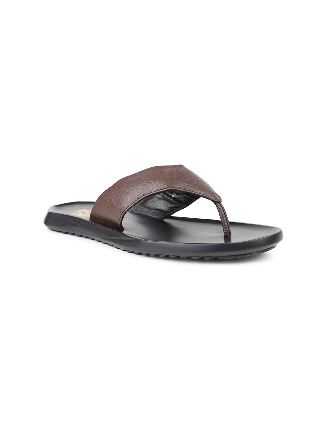 

ATESBER by Inc.5 Men Leather Comfort Sandals, Brown