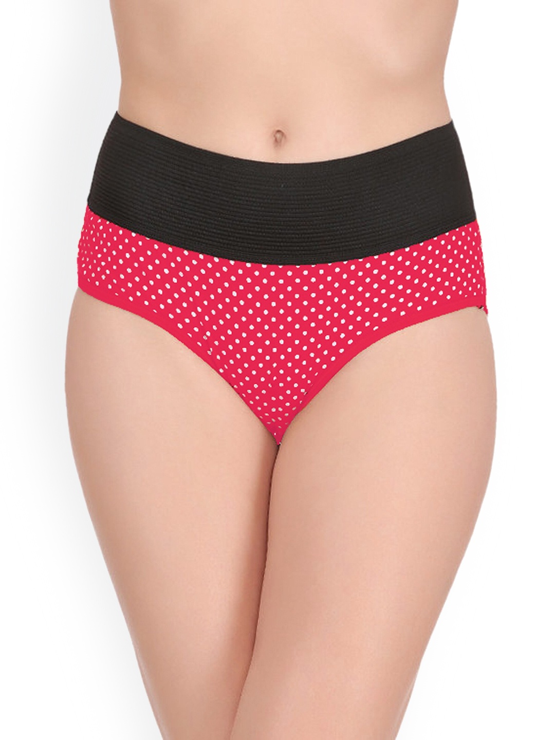

AROUSY Women Colourblocked Cotton Hipster Brief, Pink