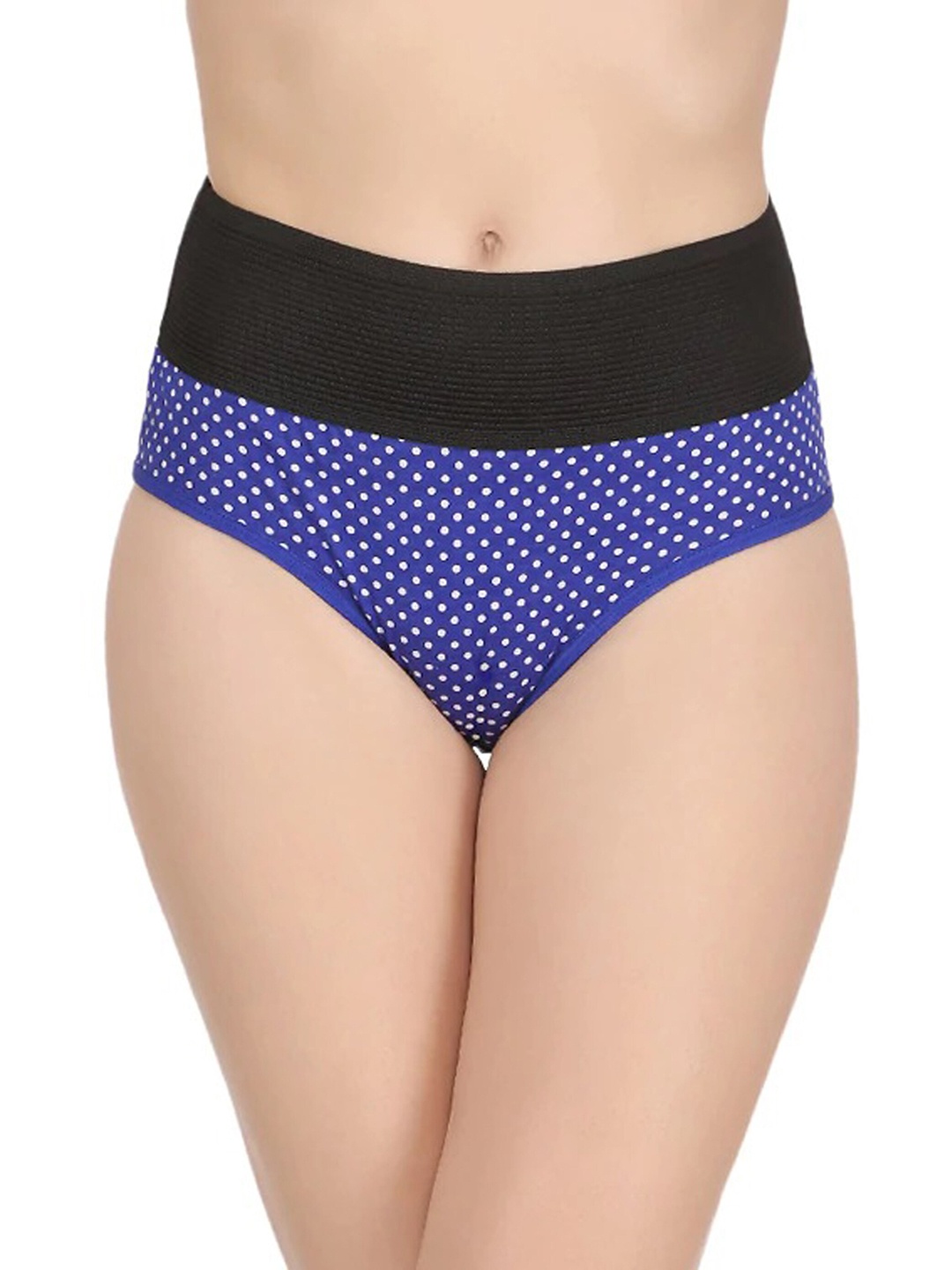 

AROUSY Women Colourblocked Cotton Hipster Brief, Blue
