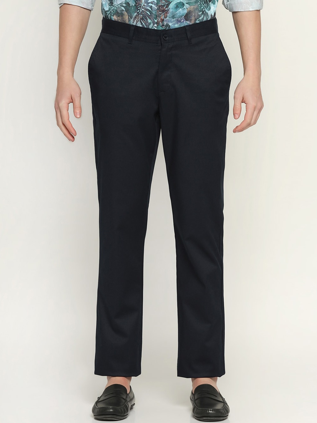 

Blackberrys Men Urban Slim Low-Rise Trousers, Navy blue