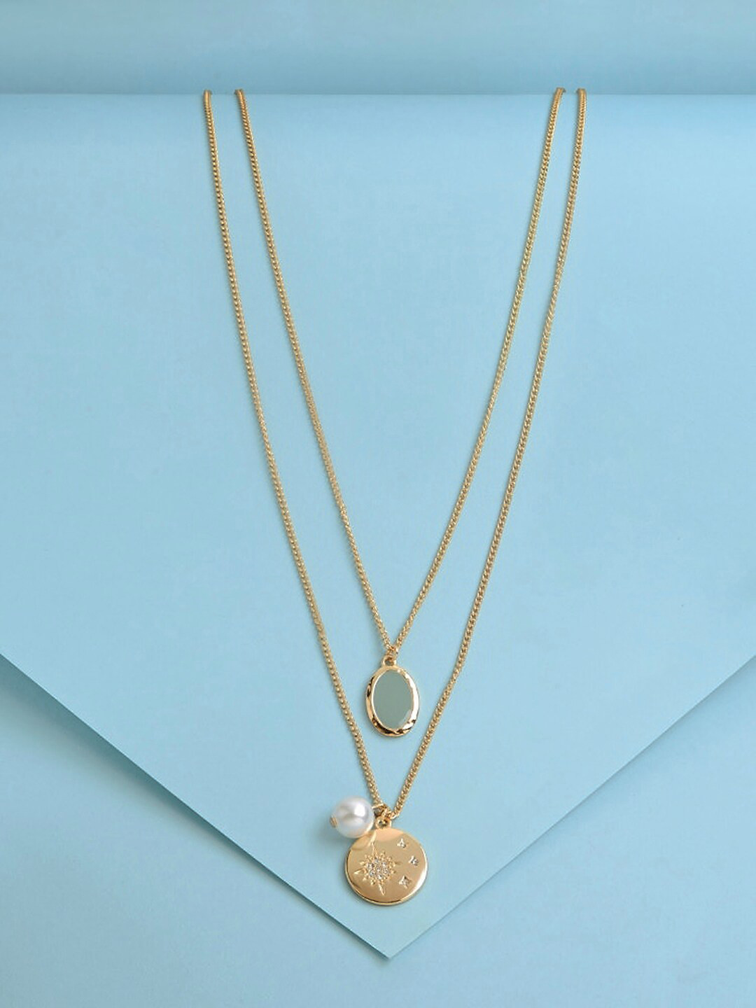 

Lilly & sparkle Gold-Plated Layered Necklace