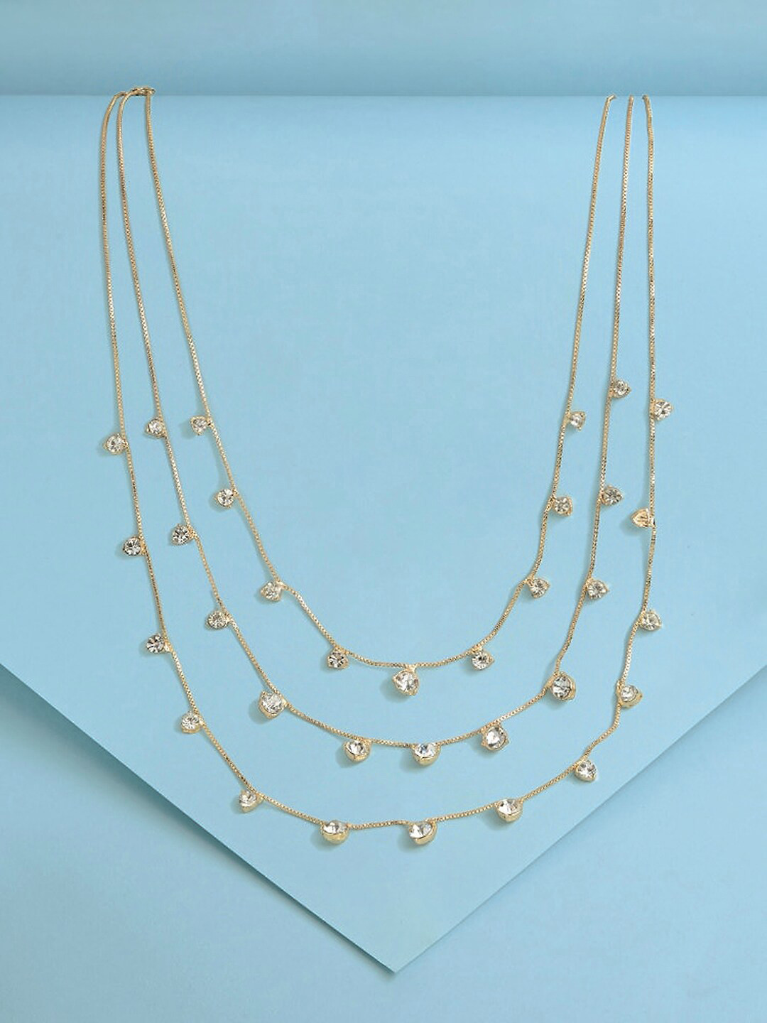 

Lilly & sparkle Gold-Plated Layered Necklace
