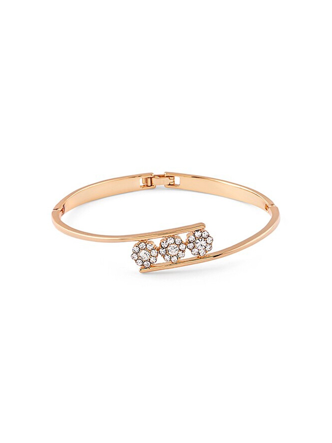 

Lilly & sparkle Women Brass Gold-Plated Cuff Bracelet
