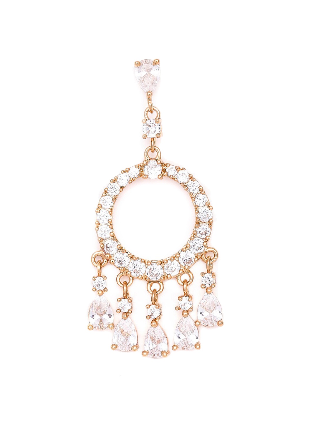 

Lilly & sparkle Gold-Plated Contemporary Drop Earrings