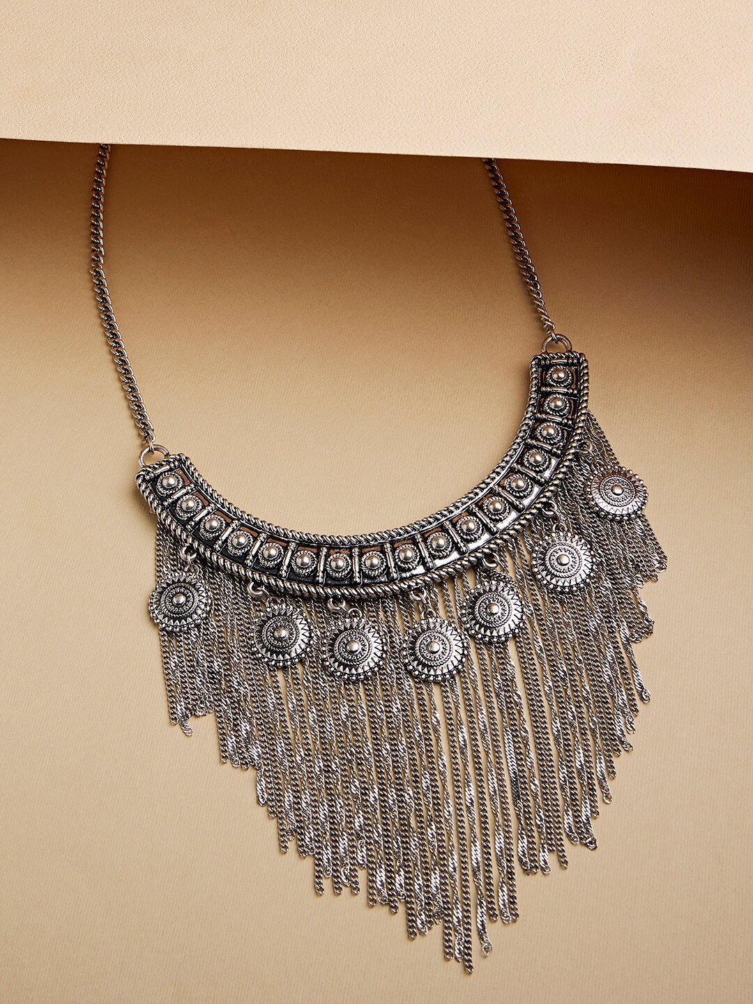 

Lilly & sparkle Women Silver-Plated Necklace