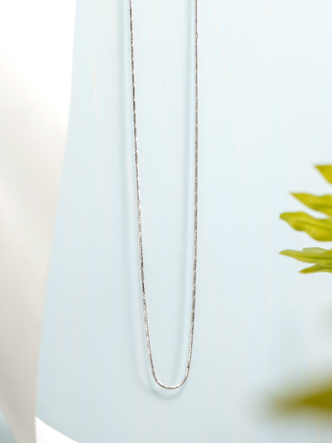 

Zavya Sterling Silver Rhodium-Plated Chain