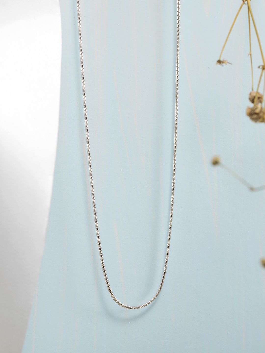 

Zavya Sterling Silver Rhodium-Plated Chain