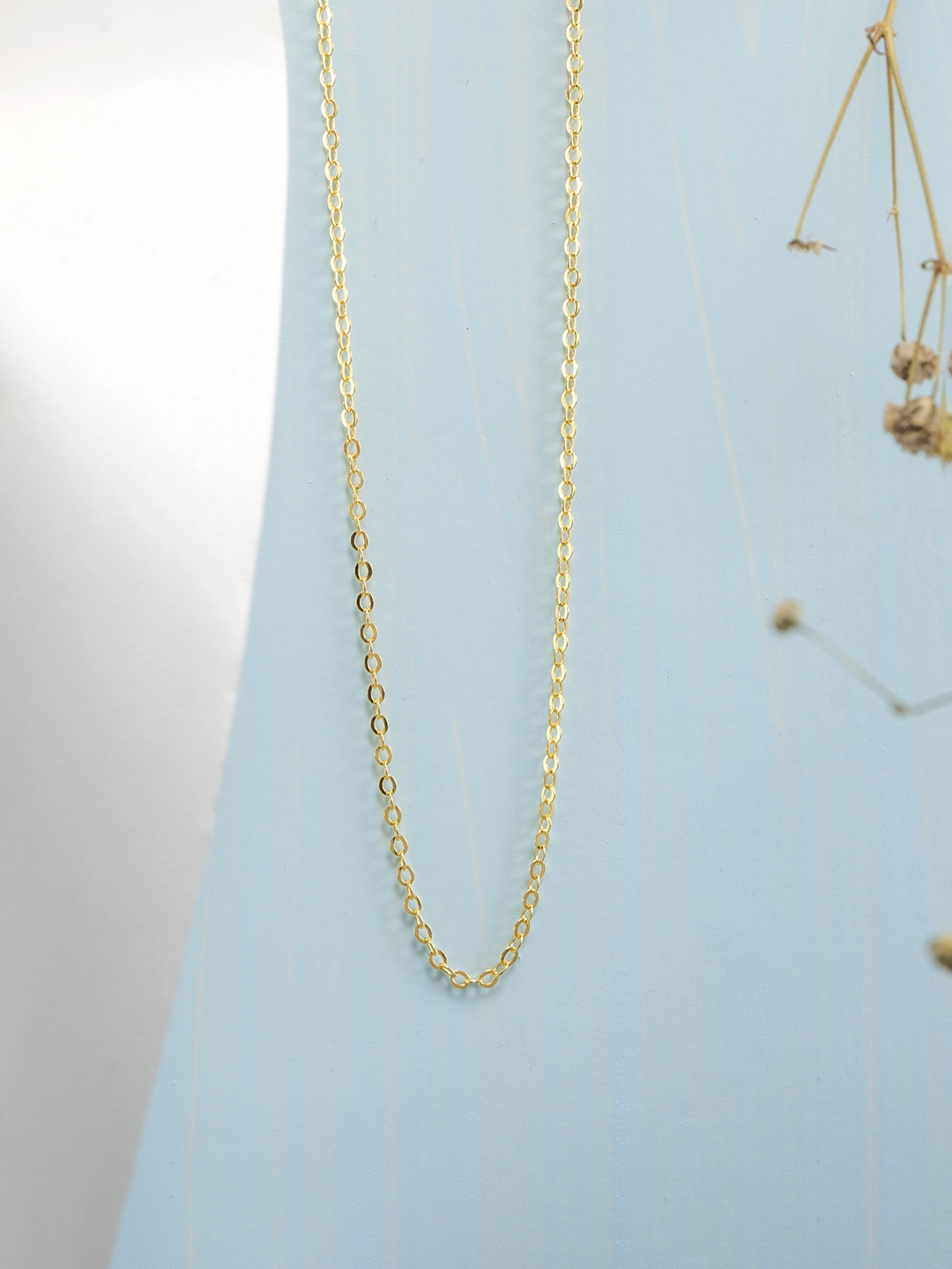 

Zavya Sterling Silver Gold-Plated Chain