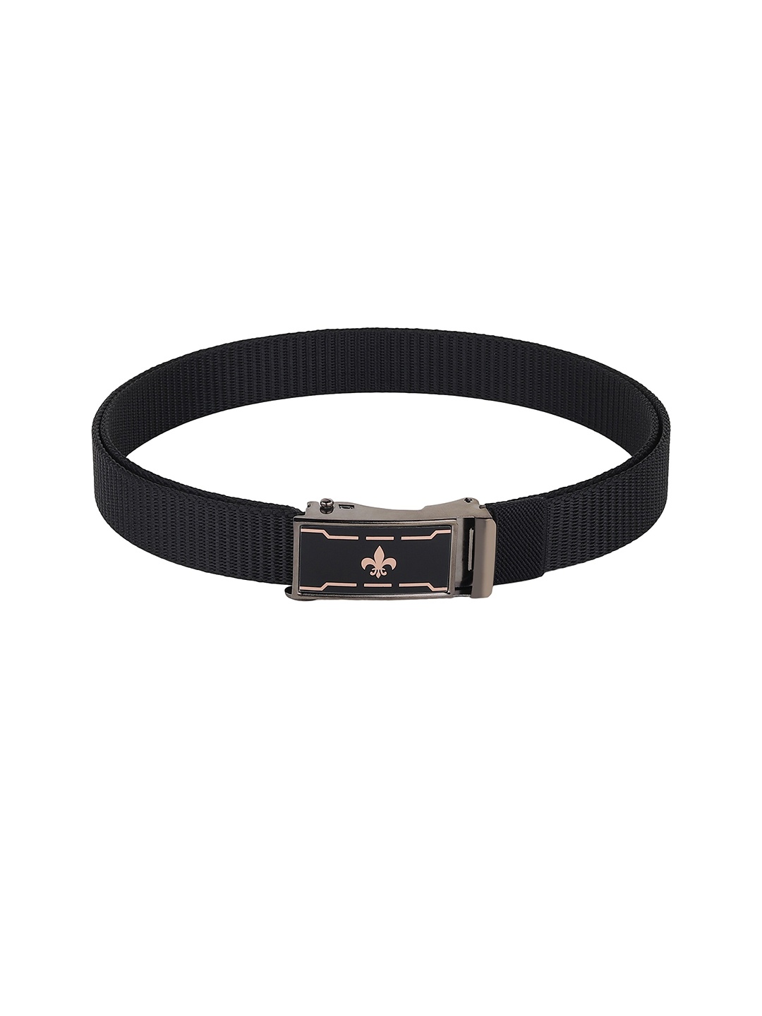 

HENEDA Women Textured Belt, Black