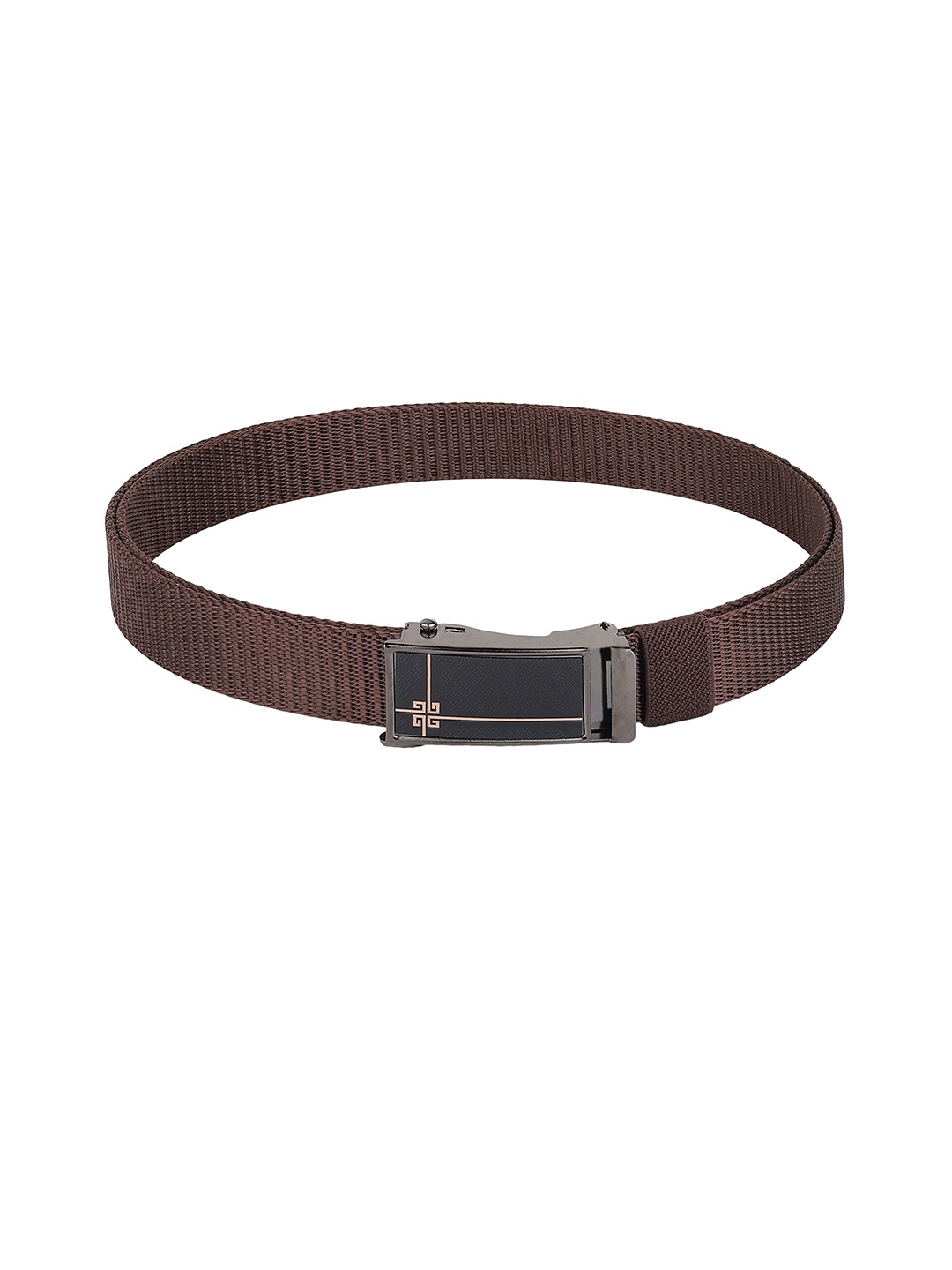 

HENEDA Women Woven Design Belt, Brown