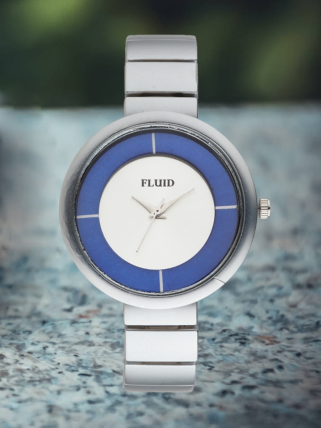 

FLUID Women Bracelet Style Straps Analogue Watch FL23-004-SL02, Silver