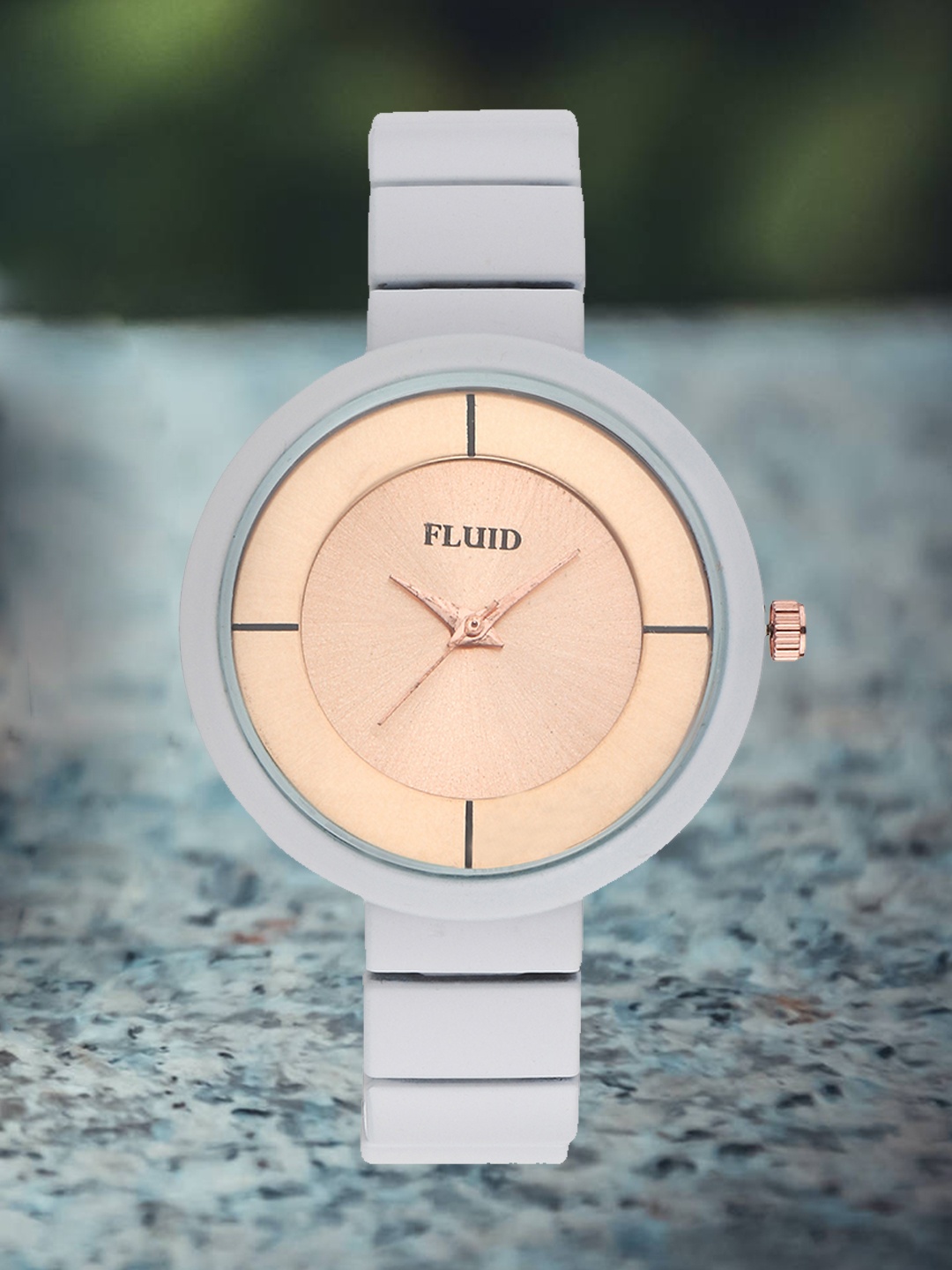 

FLUID Women Bracelet Style Straps Analogue Watch FL23-004-WH01, Copper
