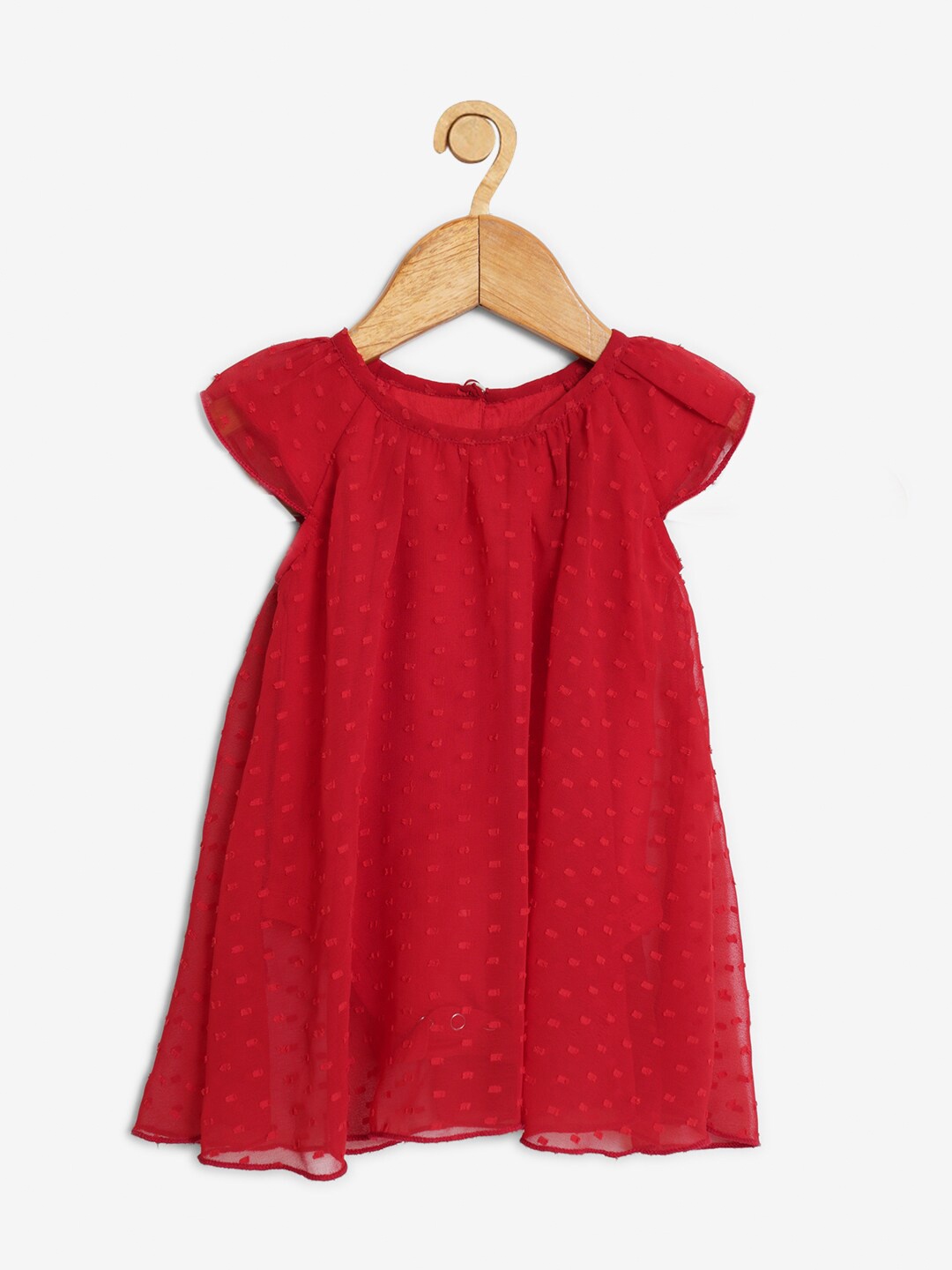 

Creative Kids Self Design A-Line Dress, Red