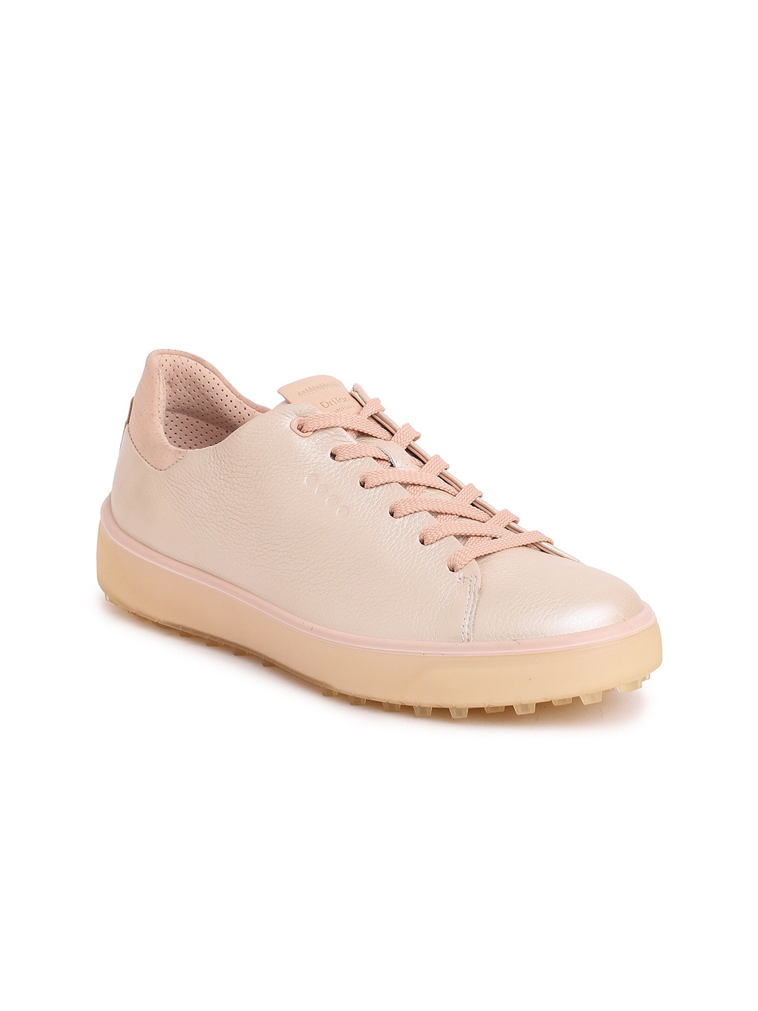 

ECCO Women Metallics Tray Golf Non-Marking Shoes, Peach