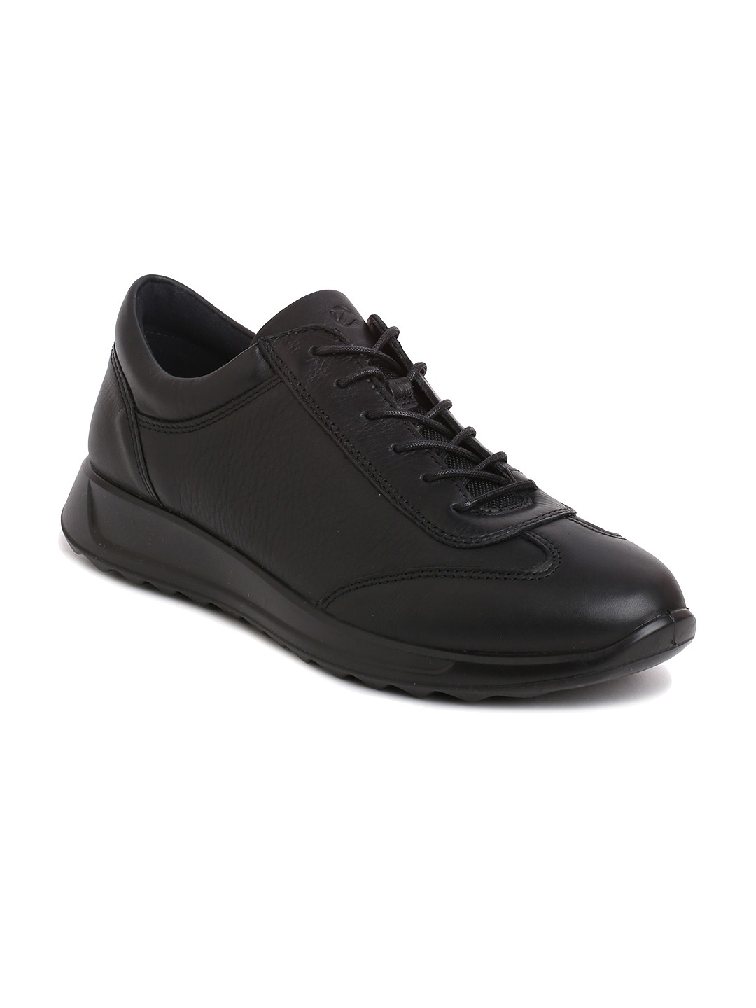 

ECCO Womens Flexure Runner Black Leather Regular Sneakers