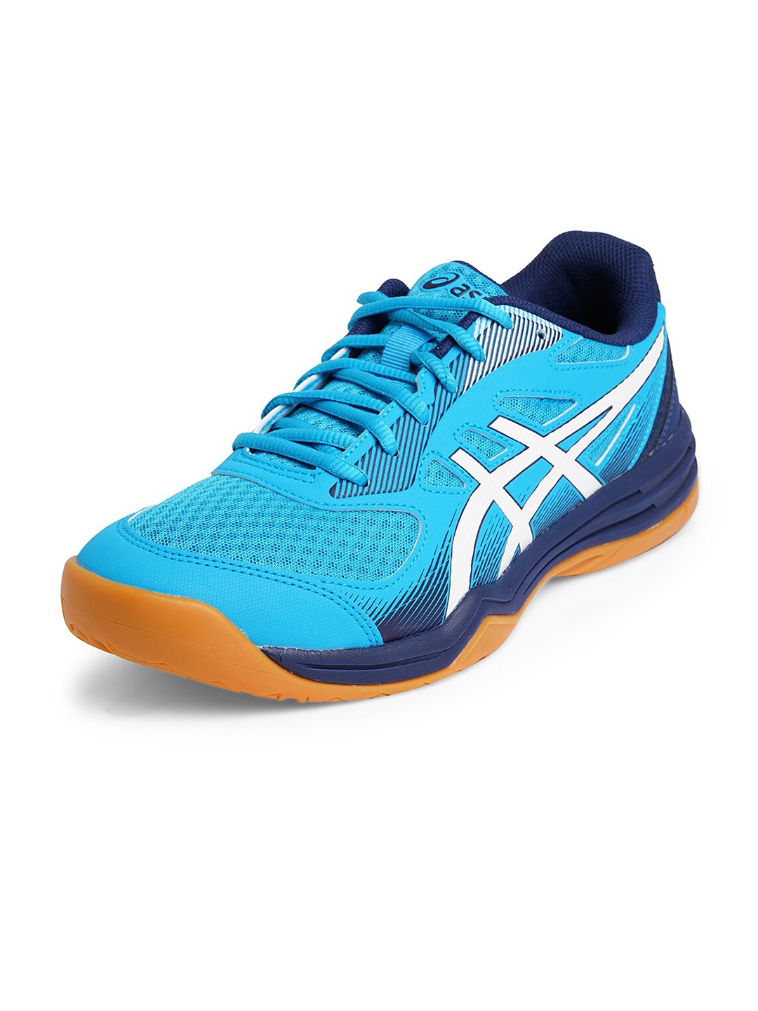 

ASICS Upcourt 5 Men Blue Training or Gym Non-Marking Shoes