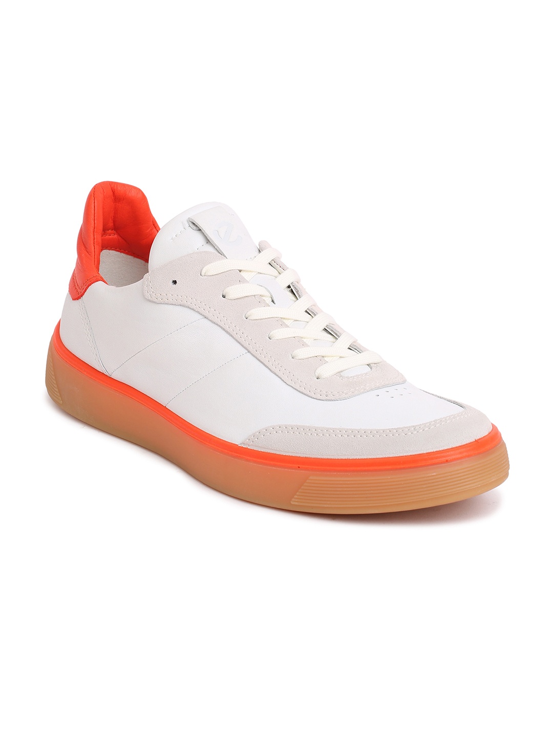 

ECCO Men Street Tray Shadow White Leather Regular Sneakers