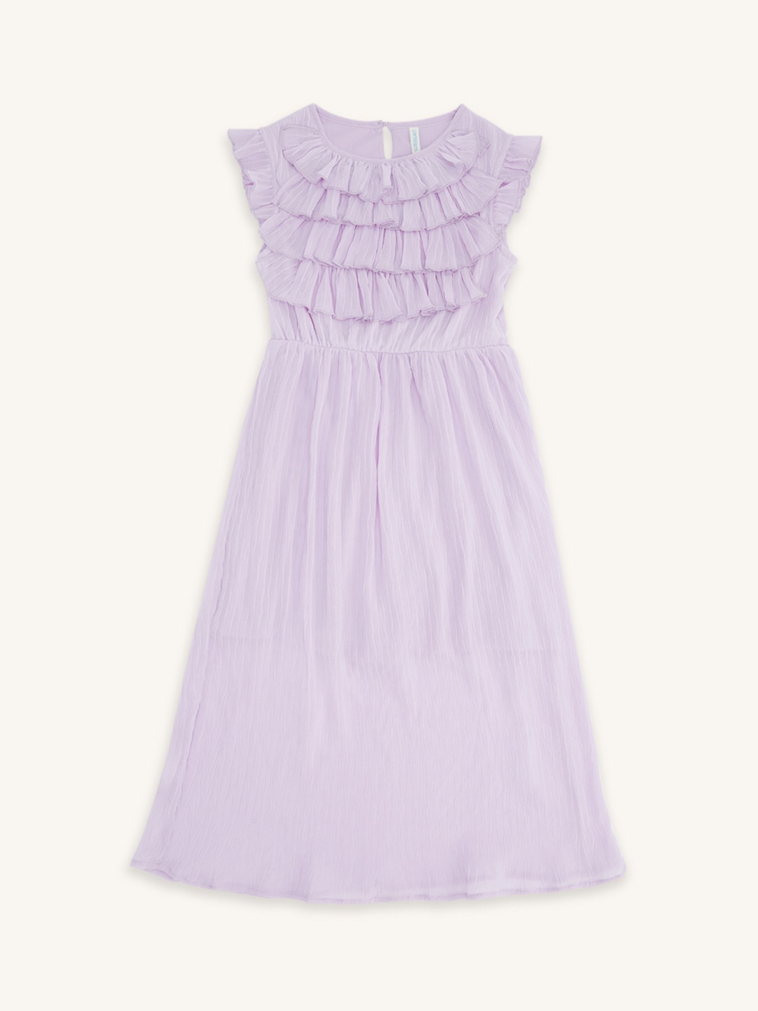 

Pantaloons Junior Girls Cotton Maxi Dress, Lavender