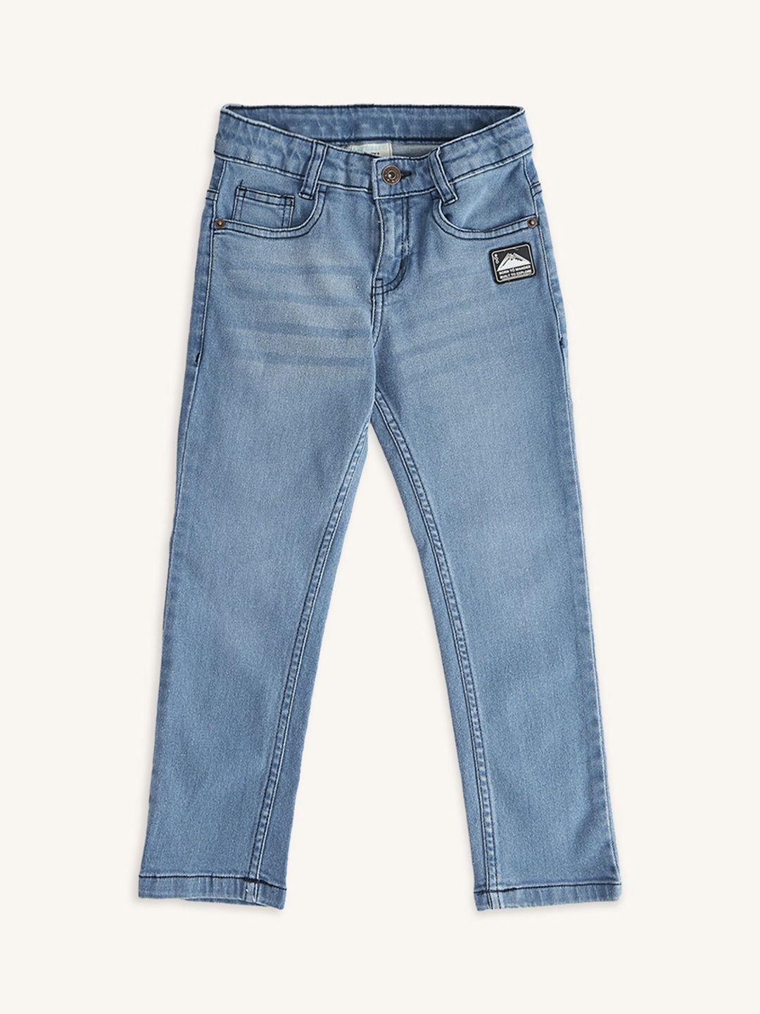 

Pantaloons Junior Boys Light Fade Regular Fit Jeans, Blue