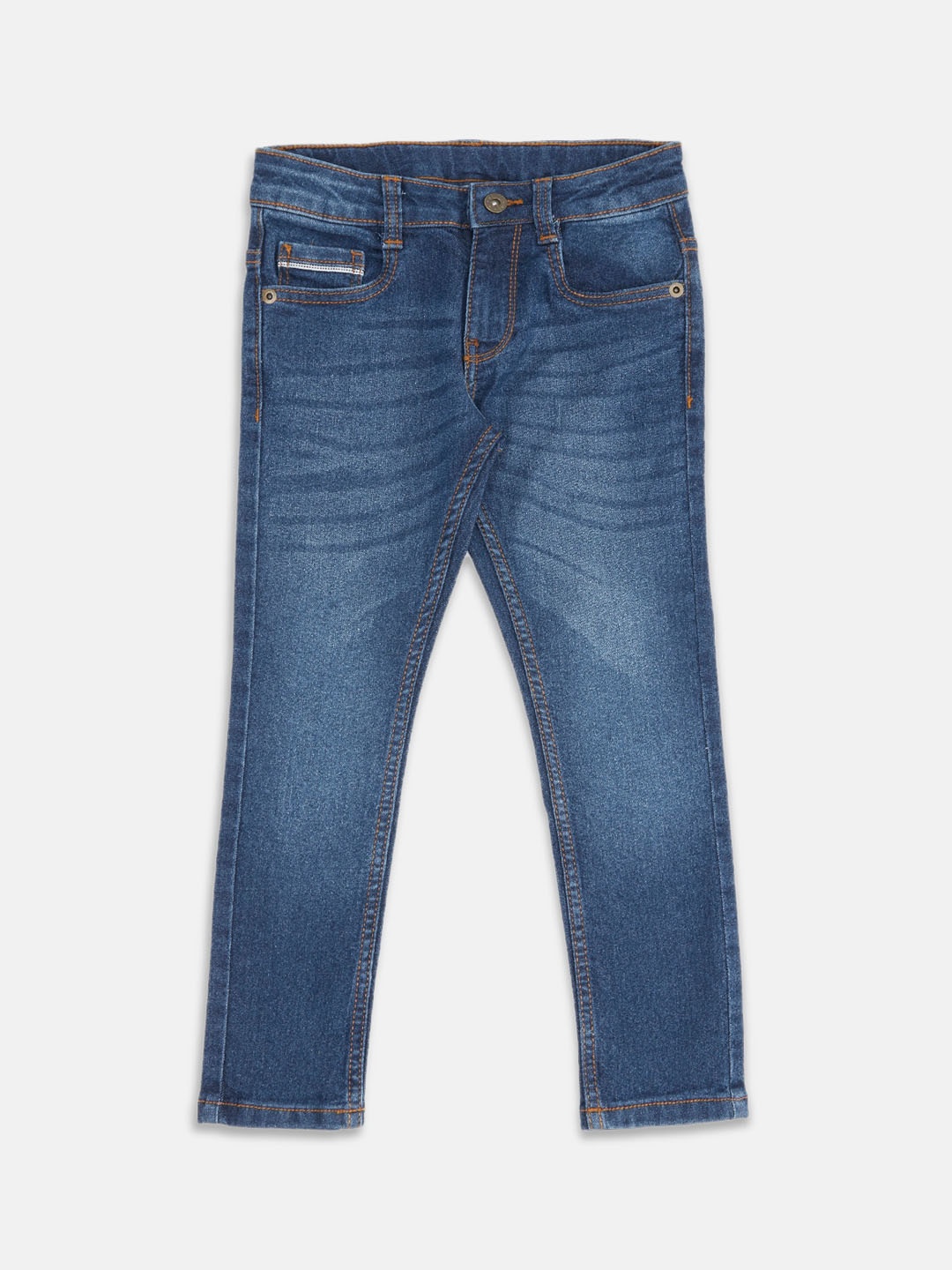 

Pantaloons Junior Boys Tapered Fit Light Fade Jeans, Blue