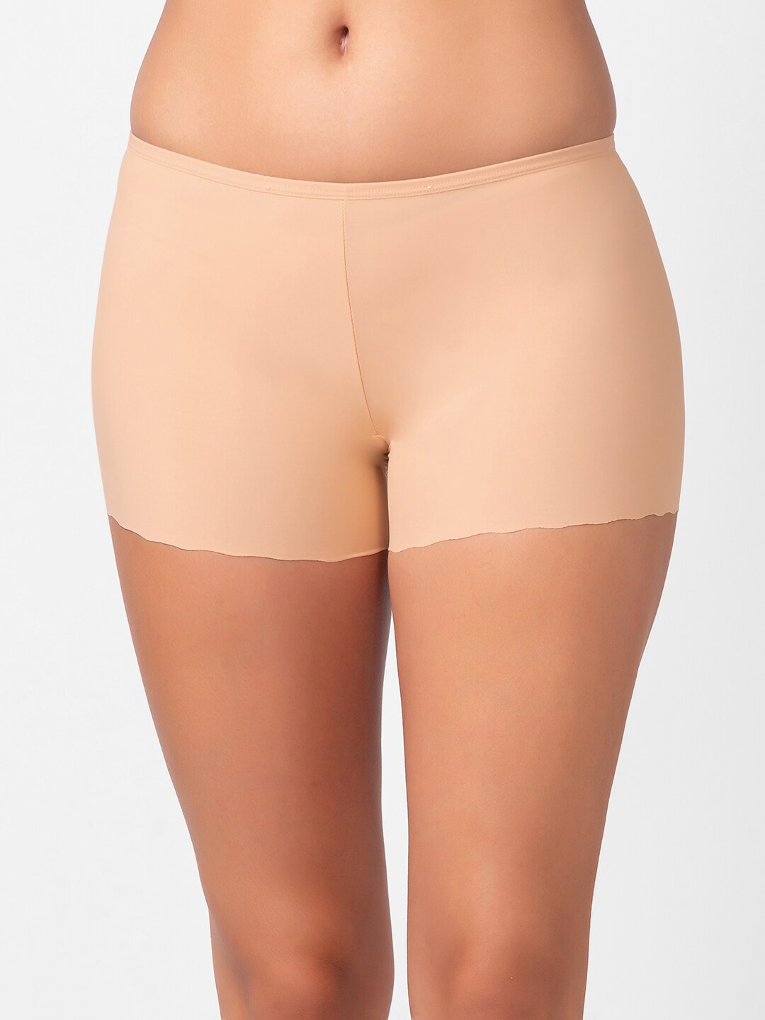 

FashionRack Women Seamless Boy Shorts Brief, Beige