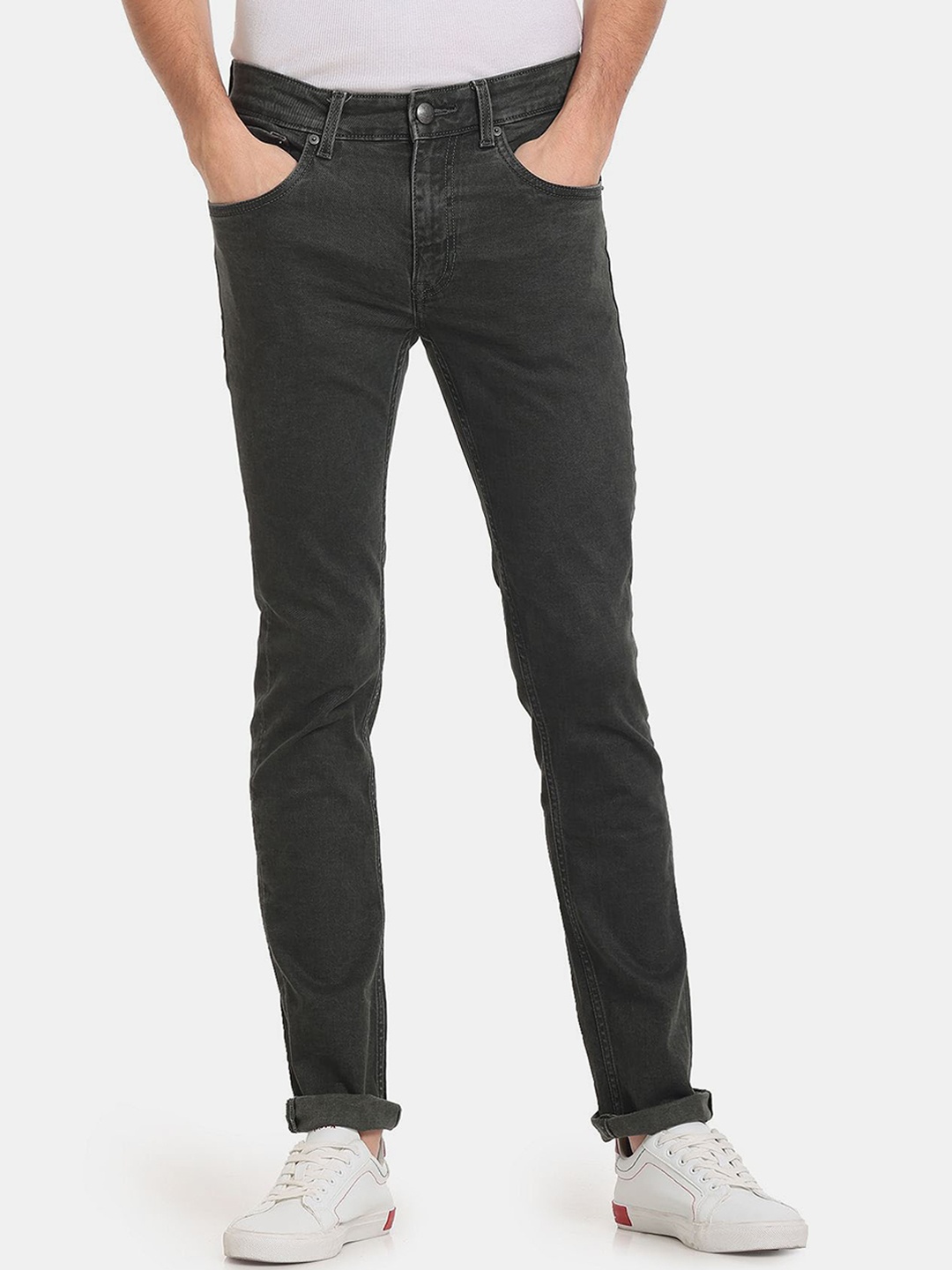 

U.S. Polo Assn. Denim Co. Men Slim Fit Jeans, Grey