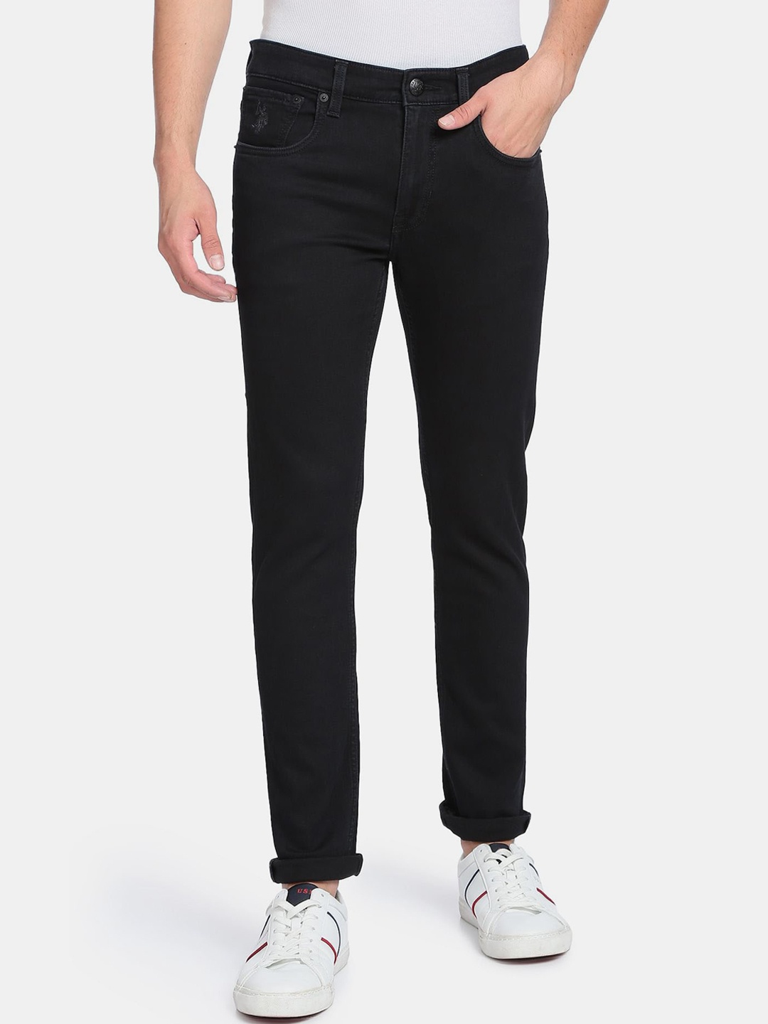 

U.S. Polo Assn. Denim Co. Men Slim Fit Jeans, Black