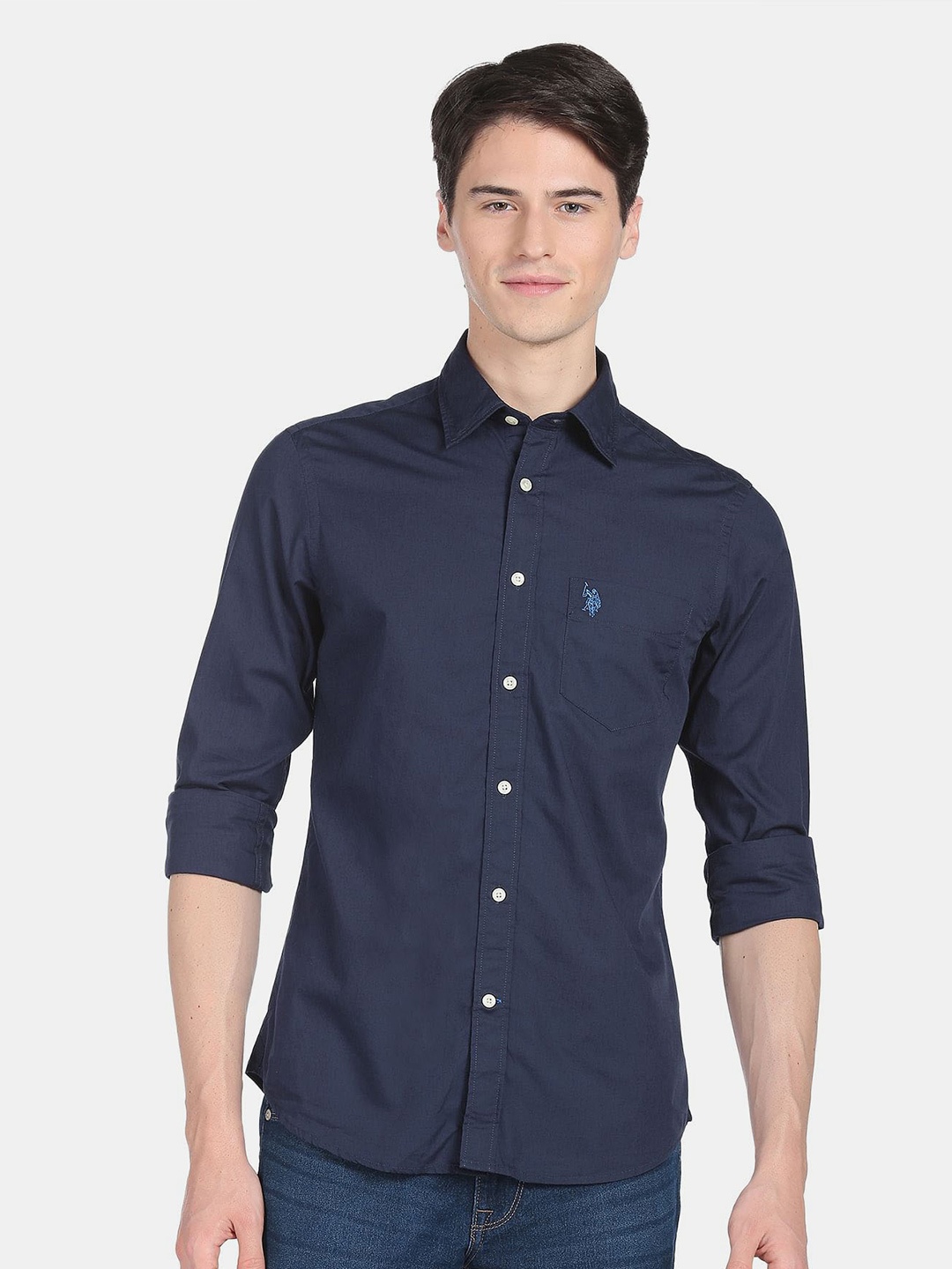 

U.S. Polo Assn. Men Casual Shirt, Blue
