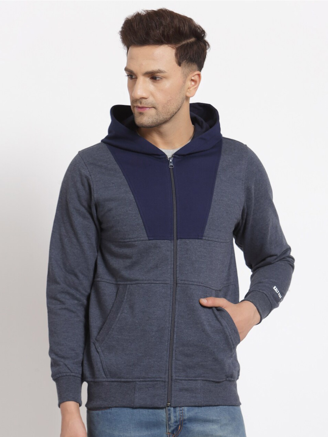 

Kalt Men Hooded Fleece Sweatshirt, Blue