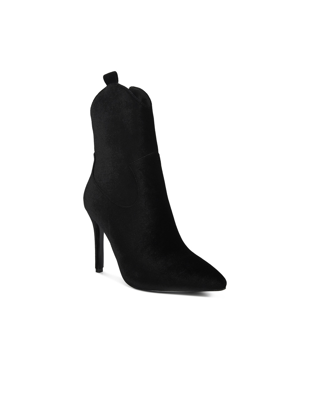 

RAG & CO Women Ankle Cow Girl Boots, Black